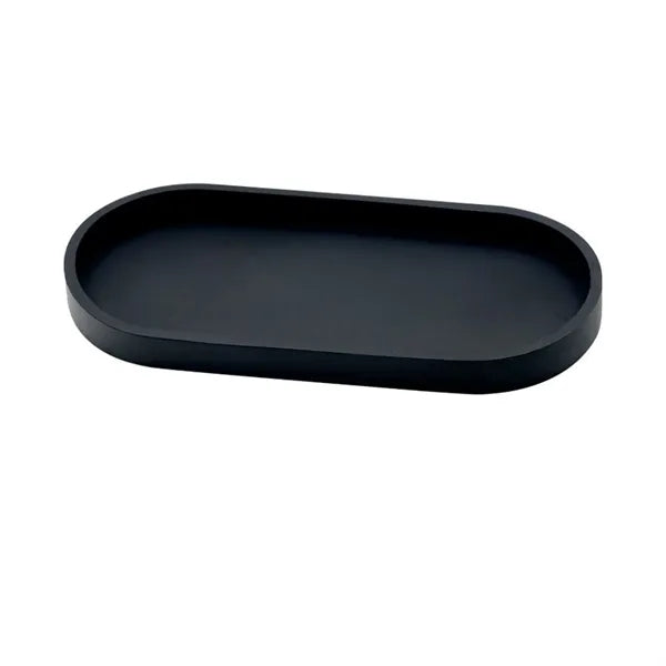 Oval Bathroom Vanity Tray Kitchen Sink Countertop Organizer