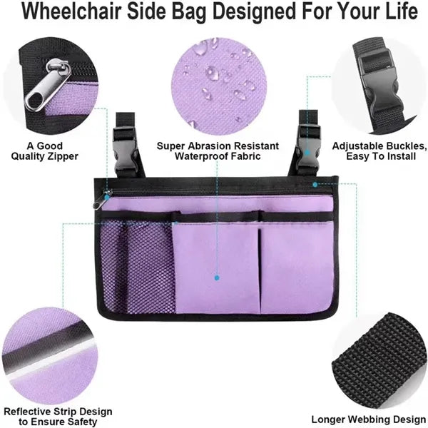 Foldable Wheelchair Side Bag