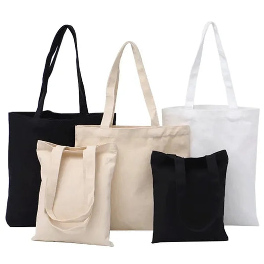 Colored logo Tote bags with different size