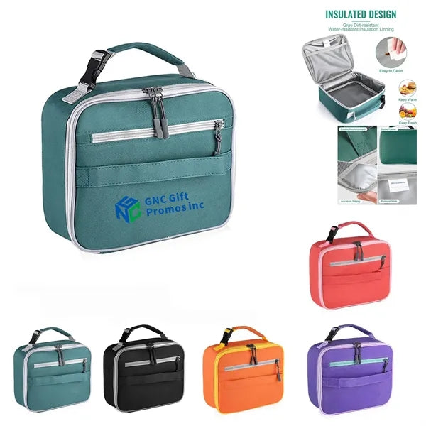 Double Zipper Lunch Bag