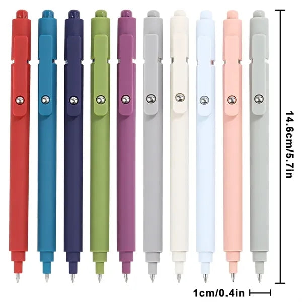 0.5mm Retractable Fine Point Gel Pens