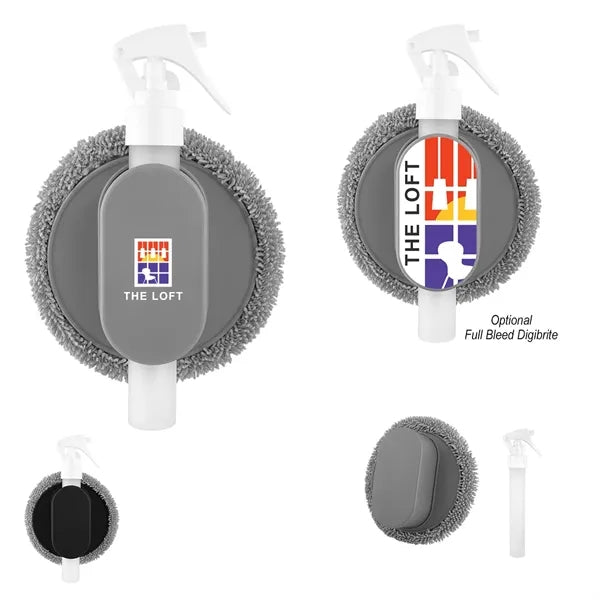 All-In-One Refillable Spray Bottle & Cleaning Cloth