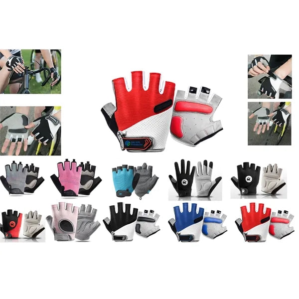 Outdoor Mountain Bike Half-Finger Non Slip Gloves