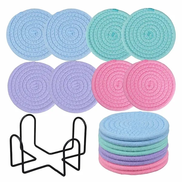 6Pcs Trivets Pot Holders for Kitchen Table Set