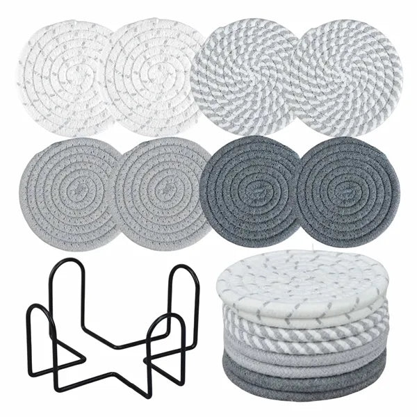 6Pcs Trivets Pot Holders for Kitchen Table Set