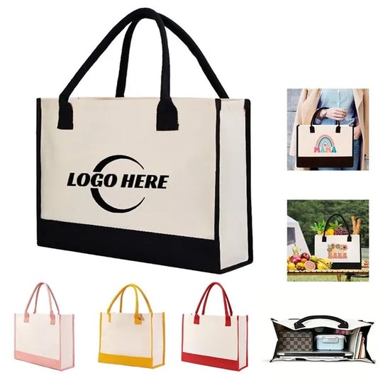 Canvas Beach Tote Bag