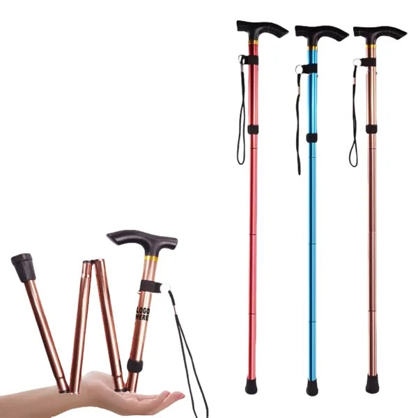 Portable Folding Aluminum Walking Stick