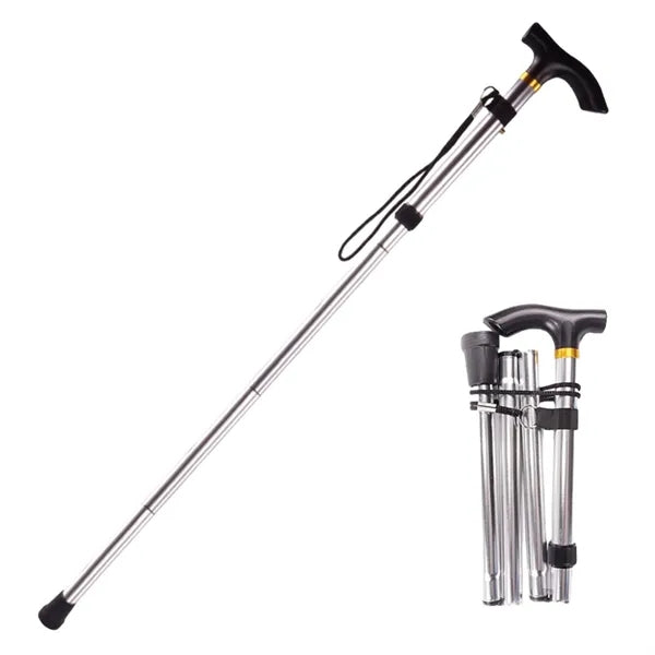 Portable Folding Aluminum Walking Stick