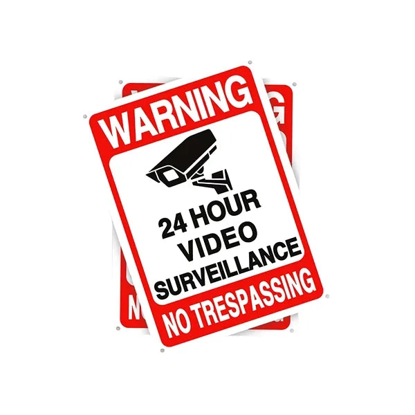 Aluminum Warning Sign