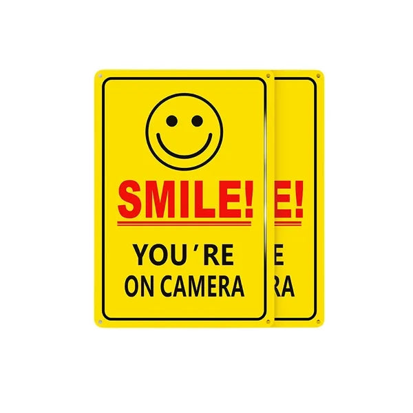 Aluminum Warning Sign