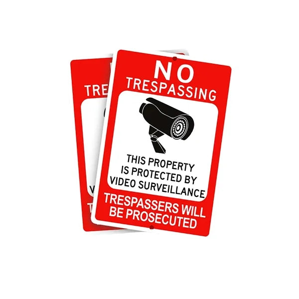 Aluminum Warning Sign