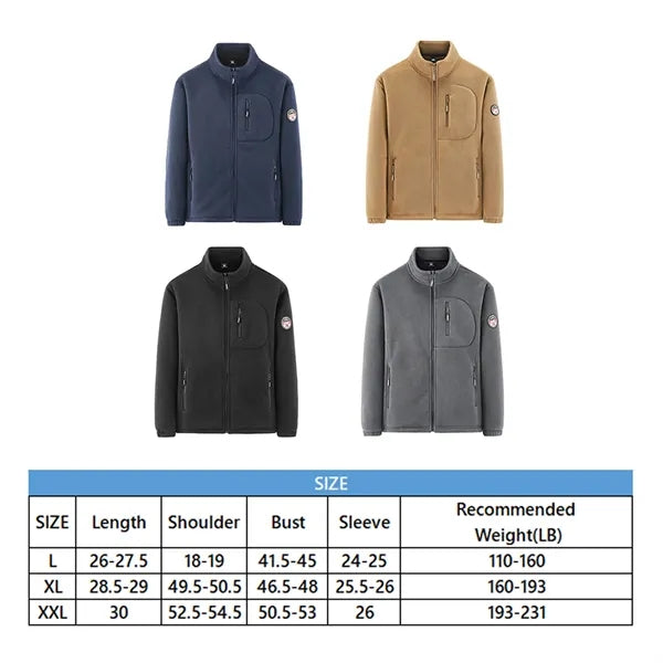 Men'S Winter Outdoor Fleece Jacket