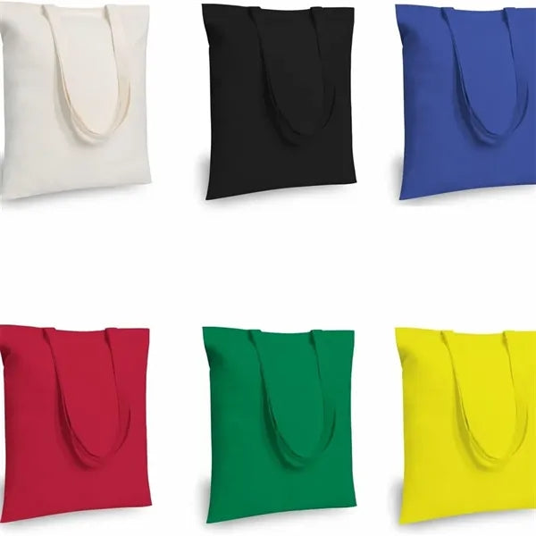 Eco-Friendly Cotton Canvas Tote Bag with Long Handles