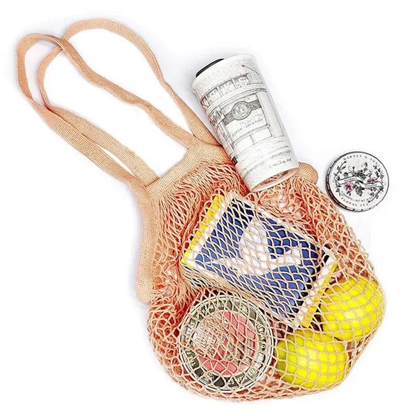 Organic Cotton Mesh Tote Bag