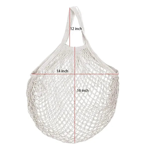 Organic Cotton Mesh Tote Bag