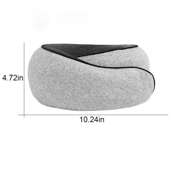 Portable U-Shaped Travel Neck Pillow with Storage Case