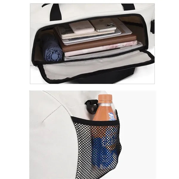 Large Capacity Sport Travel Duffle Bag with Shoulder Strap