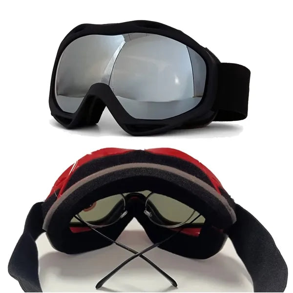 Double Layers Anti-fog Windproof Ski Skating Goggles