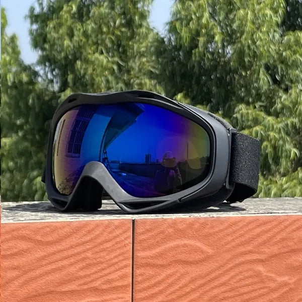 Double Layers Anti-fog Windproof Ski Skating Goggles