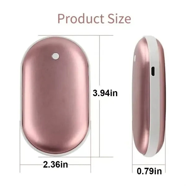 2-in-1 Portable Rechargeable Hand Warmer Power Bank