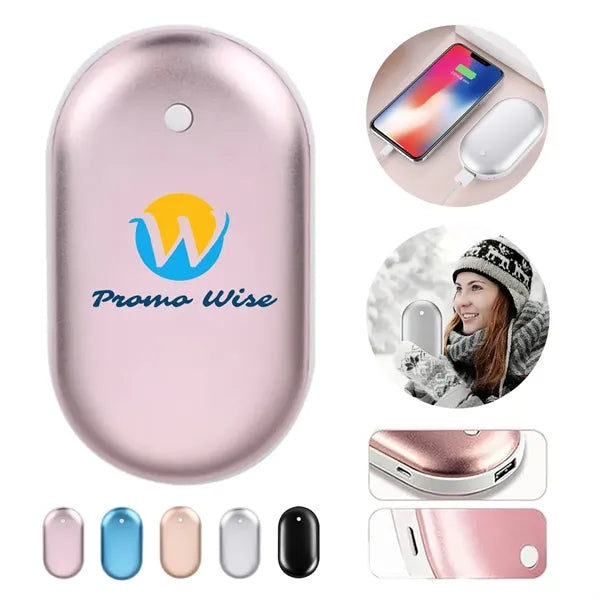 2-in-1 Portable Rechargeable Hand Warmer Power Bank