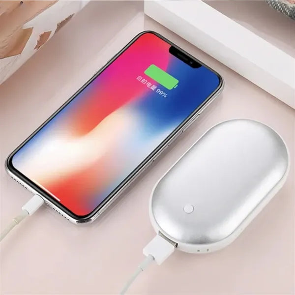 2-in-1 Portable Rechargeable Hand Warmer Power Bank
