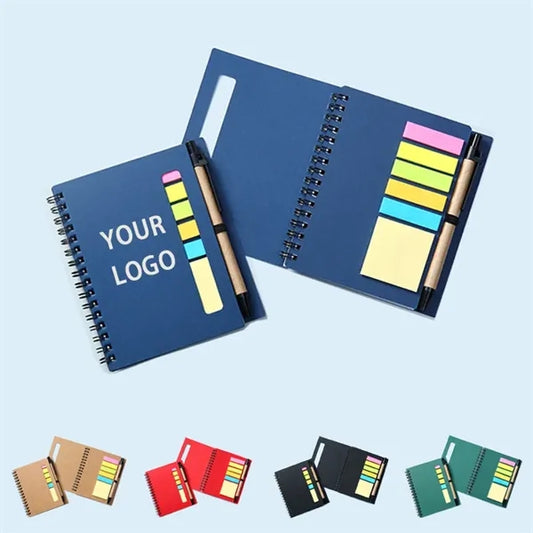 Spiral Notebook with Pen in Holder