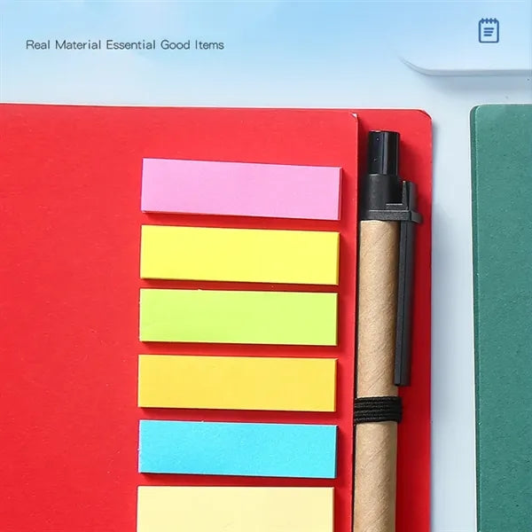 Spiral Notebook with Pen in Holder