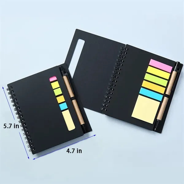 Spiral Notebook with Pen in Holder