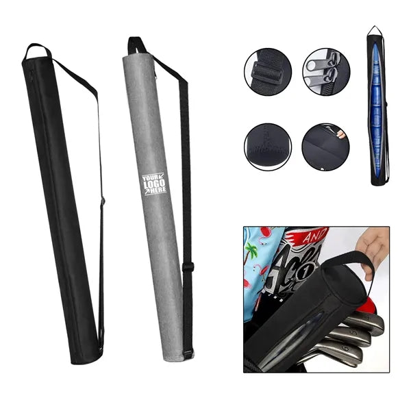 7-Can Oxford Beer Sleeve Golf Cooler Bag