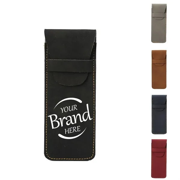 PU Leather Pen Case Holder