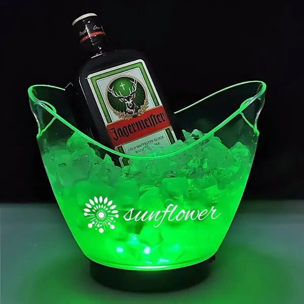 Rechargeable Illuminated Ice Bucket
