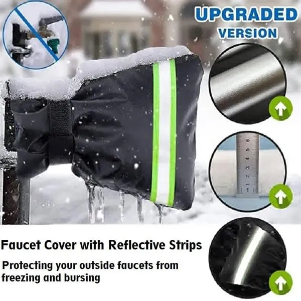 Winter 210D Oxford Outdoor Faucet Cover w/Reflective Stripe