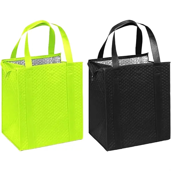 Non-Woven Thermal Insulation Zippered Cooler Bag