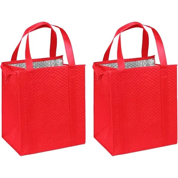 Non-Woven Thermal Insulation Zippered Cooler Bag