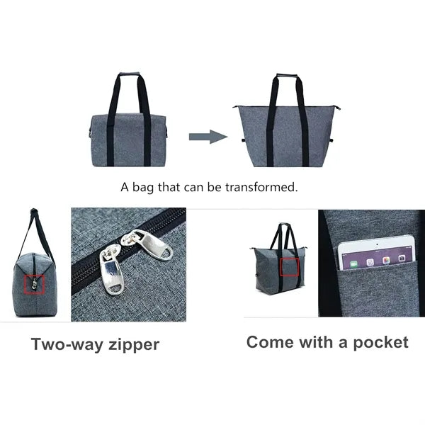 20 L Waterproof Folding Insulated Camping Cooler Bag