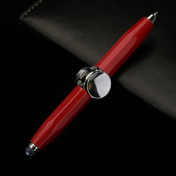 Metal Spinning Pen With LED Light