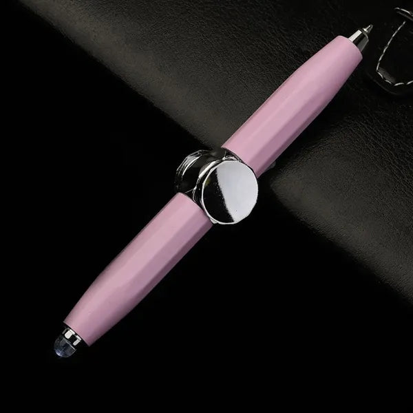 Metal Spinning Pen With LED Light