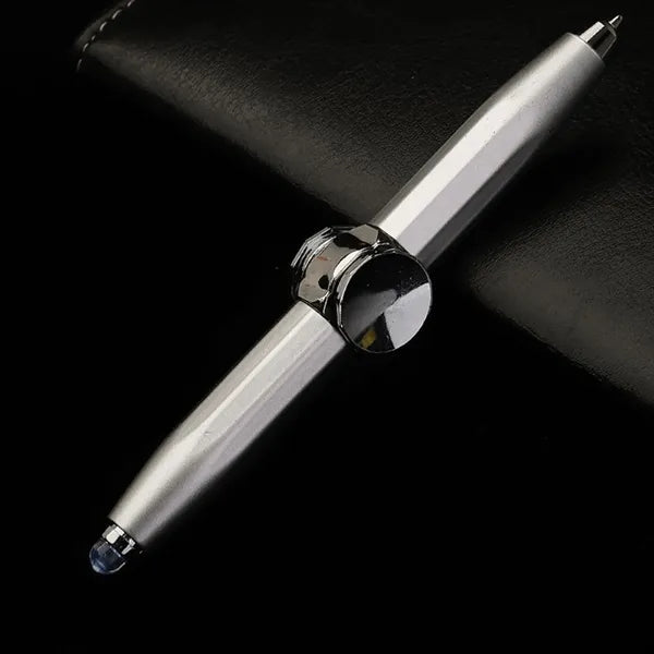 Metal Spinning Pen With LED Light