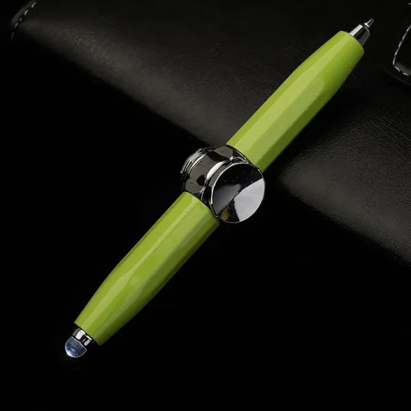 Metal Spinning Pen With LED Light