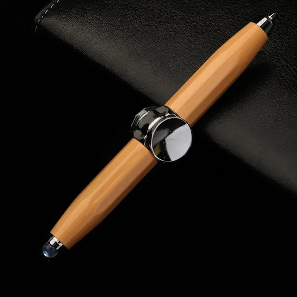 Metal Spinning Pen With LED Light