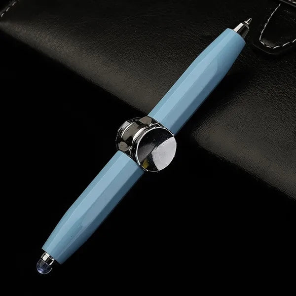 Metal Spinning Pen With LED Light
