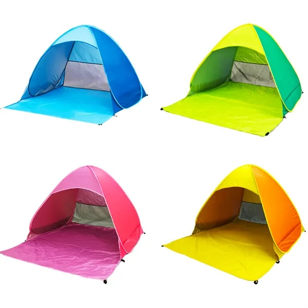 Automatic Pop Up Portable Beach Tent For 3-4 Person