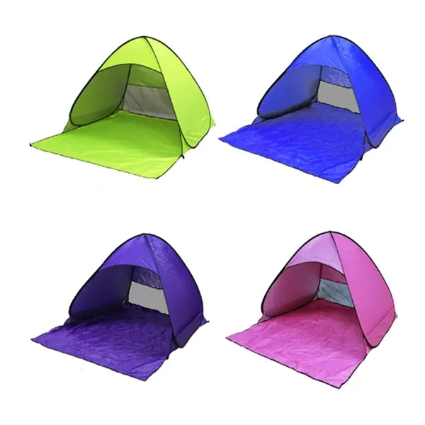 Automatic Pop Up Portable Beach Tent For 3-4 Person