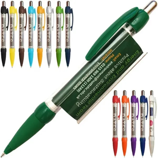 Plastic Flag Pen Retractable Penull Out Banner