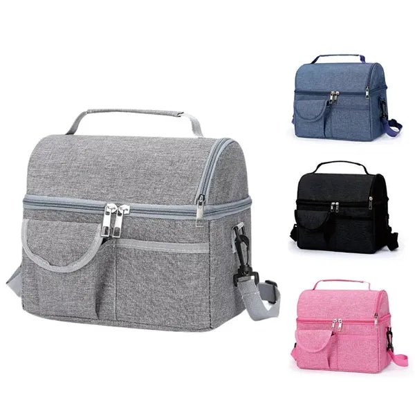 Crossbody Half-Moon Shaped Cooler Bag with Handle