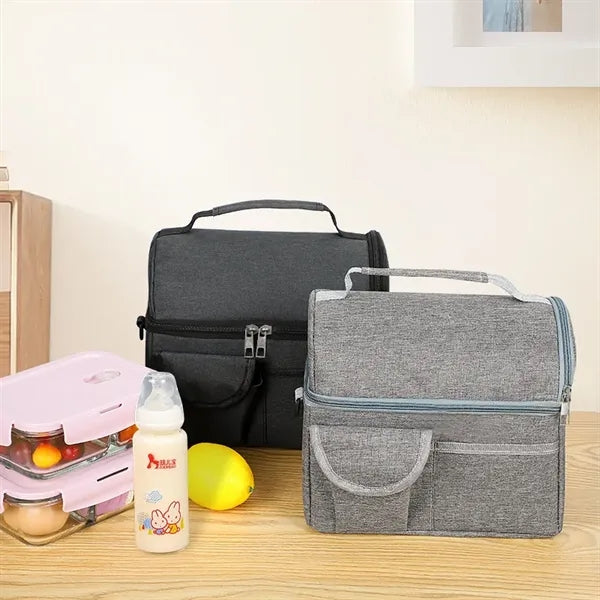 Crossbody Half-Moon Shaped Cooler Bag with Handle