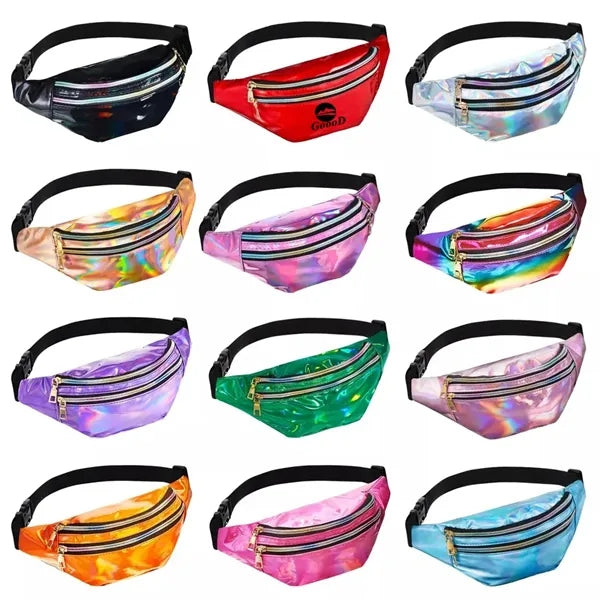 Holographic Fanny Pack Glitter Sport Waistbag