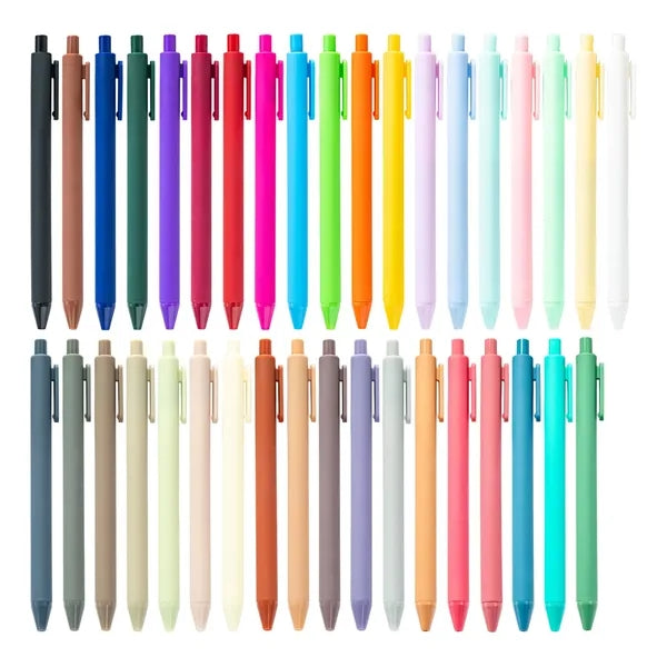 Matte Coated Click Plastic Pen