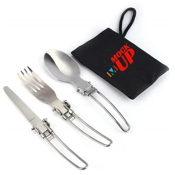 Portable Folding Picnic Flatware
